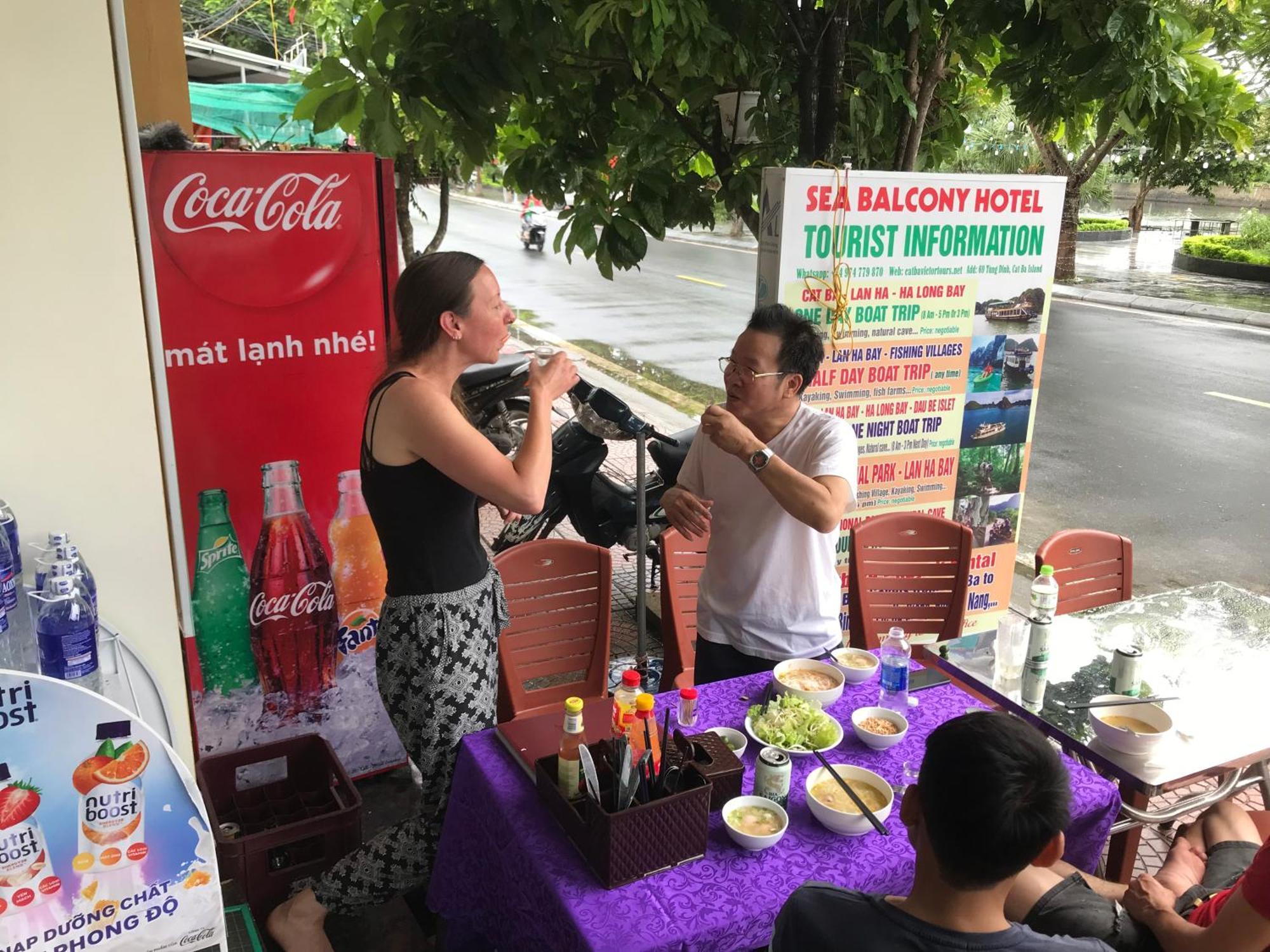 Sea Balcony Hotel Dong Khe Sau エクステリア 写真